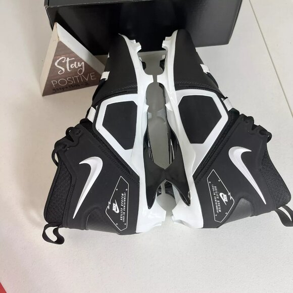 ✅ Nike Alpha Menace Pro 3‎ Black White Football Cleats CT6649-001 Men Size 13 main image 7